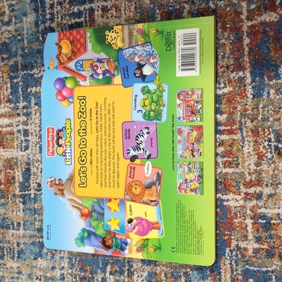 Fisher-Price Little People Let's Go to the Zoo Boardbook - 2011 - Picture 2 of 5